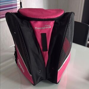Transpack Pink and Black Pet Carrier